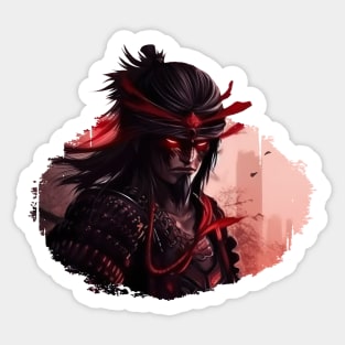 Samurai Warrior - Anime Shirt Sticker